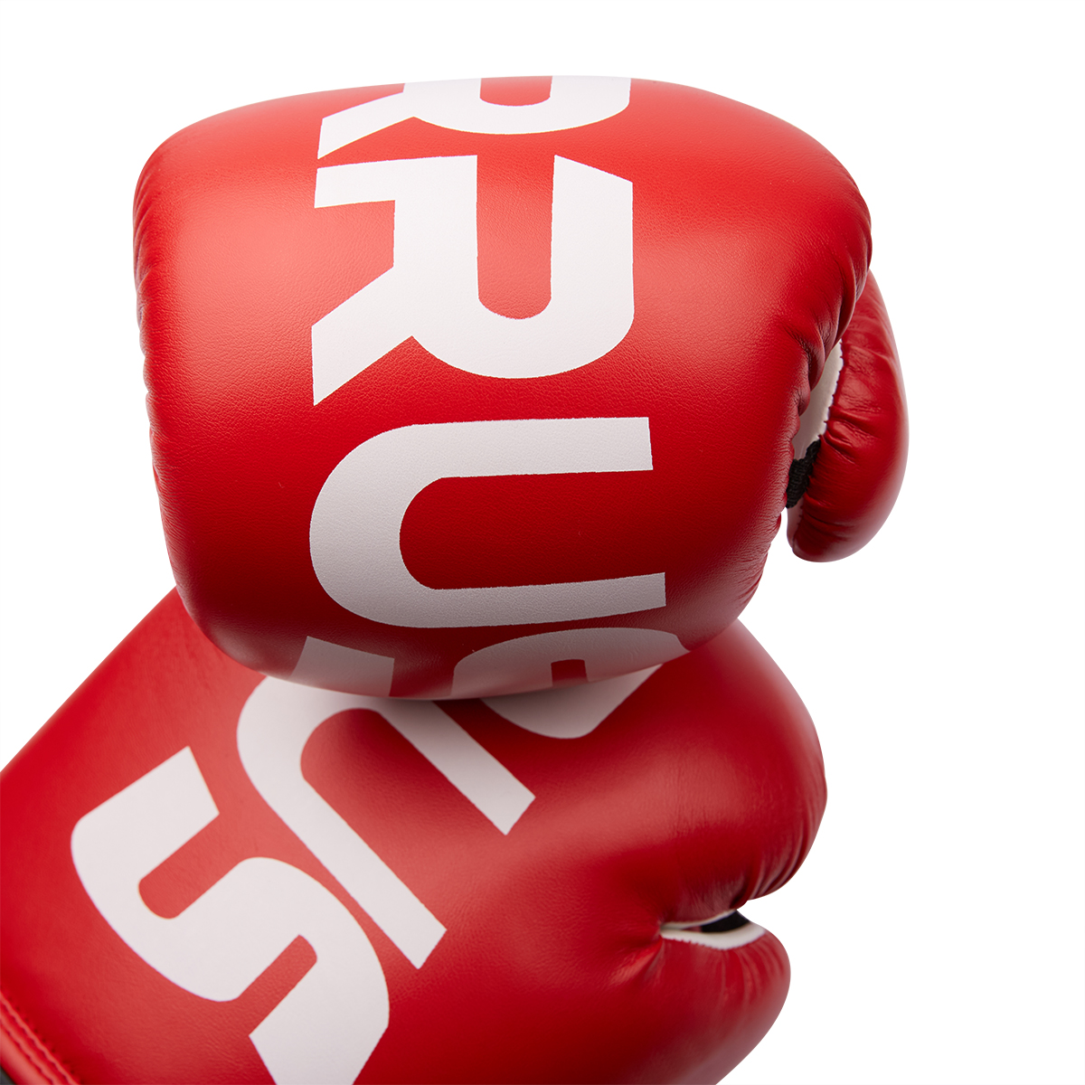 Barrus - Guantoni KickBoxing Muay Thai MMA | Guanti Pugilato Boxe Full Contact (Rosso, 10oz