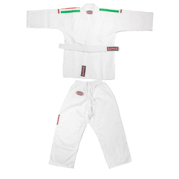 Judogi Barrus 550GR con bandierine ITALIA