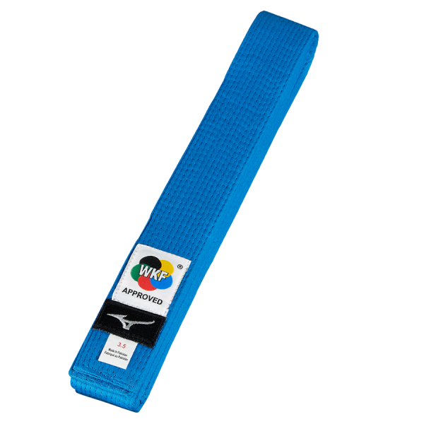 Cintura blu Mizuno WKF