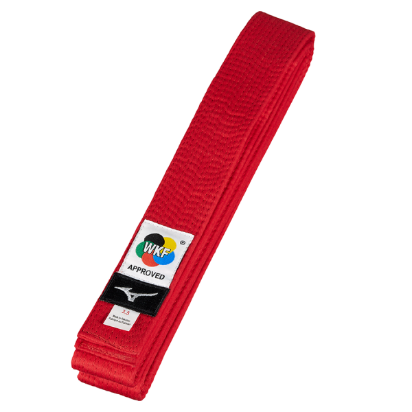 Cintura rossa Mizuno WKF