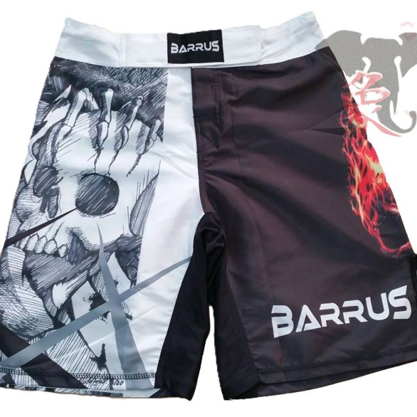 Shorts MMA flames design Barrus