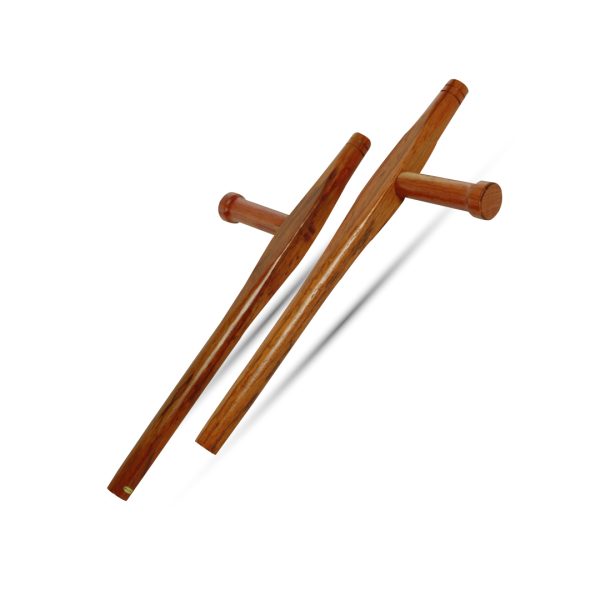 Coppia di tonfa di legno Okinawa