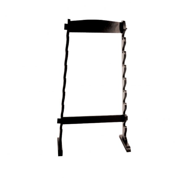 Portaspade orizzontale in legno per 8 appoggi