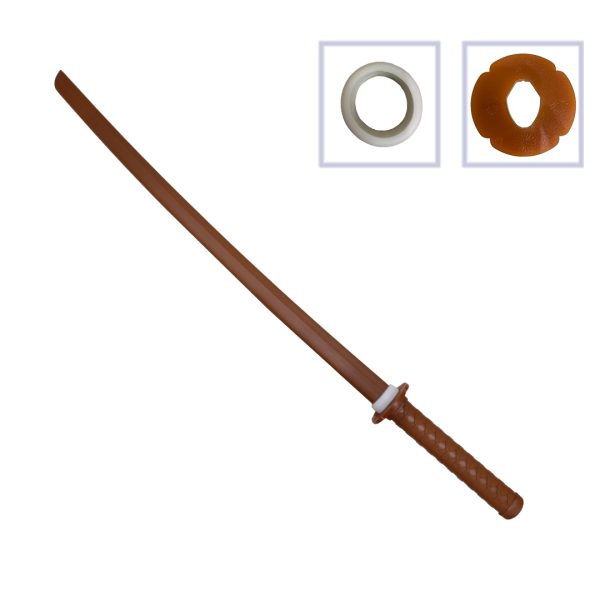 Bokken in plastica marrone