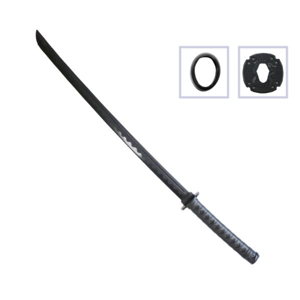 Katana in plastica nera