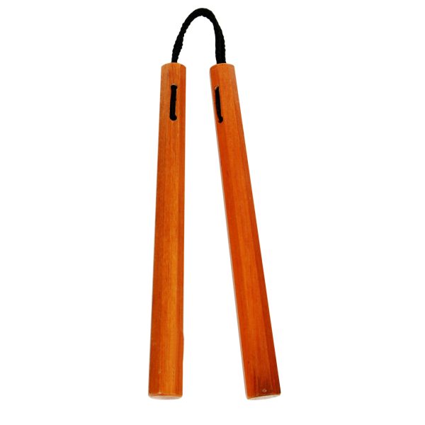 Nunchaku in legno naturale