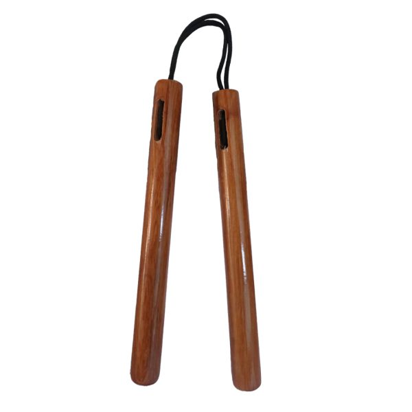 Nunchaku in legno naturale