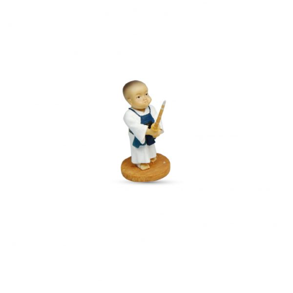 Statuetta ceramica Kendo figure