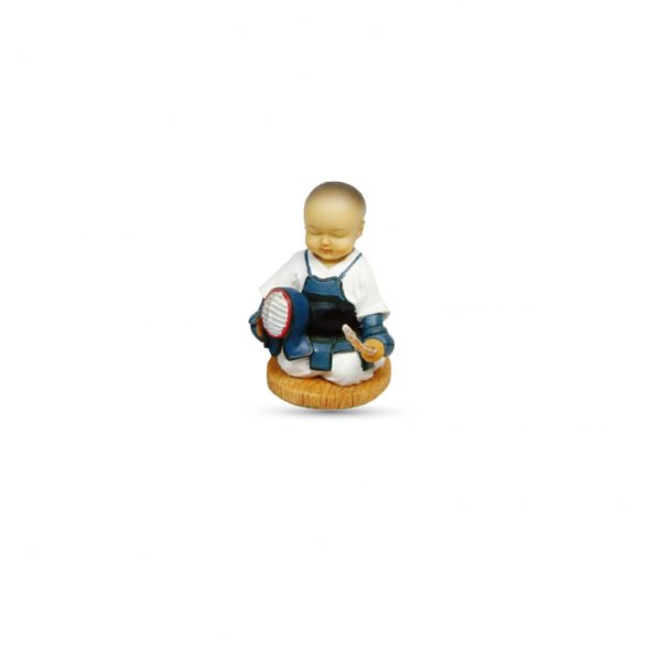Statuetta ceramica Kendo figure