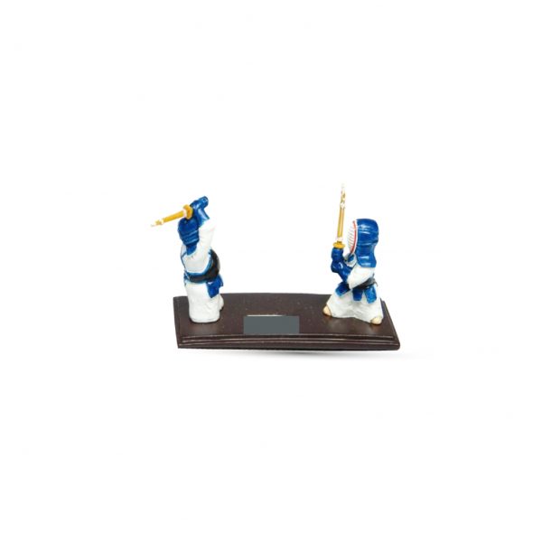 Statuetta ceramica Kendo figure mini set