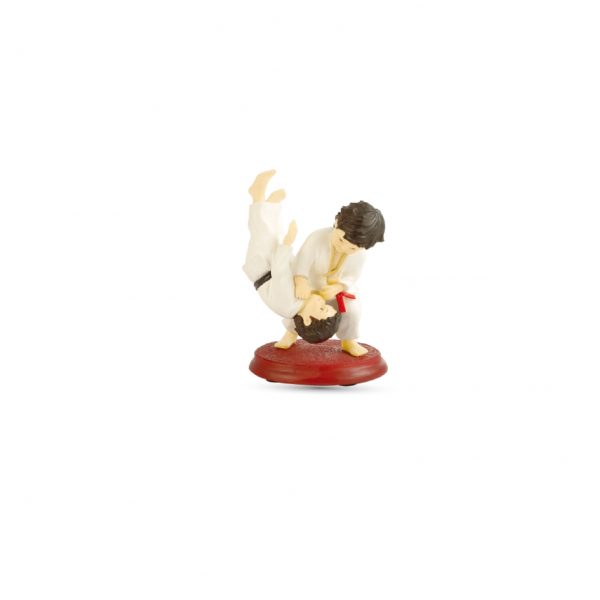Statuetta ceramica Judo figure