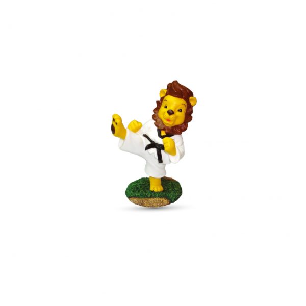 Statuetta Taekwondo leone figure