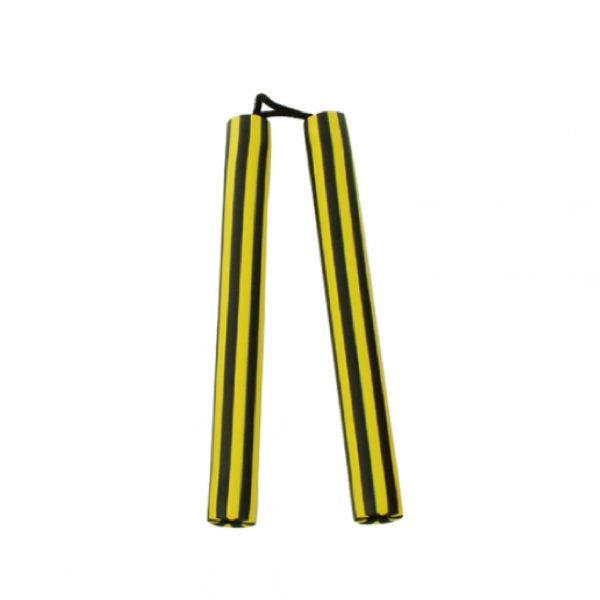Nunchaku in gommapiuma vari colori con lacci