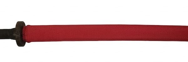 Bastone CHANBARA in gommapiuma rosso e blu